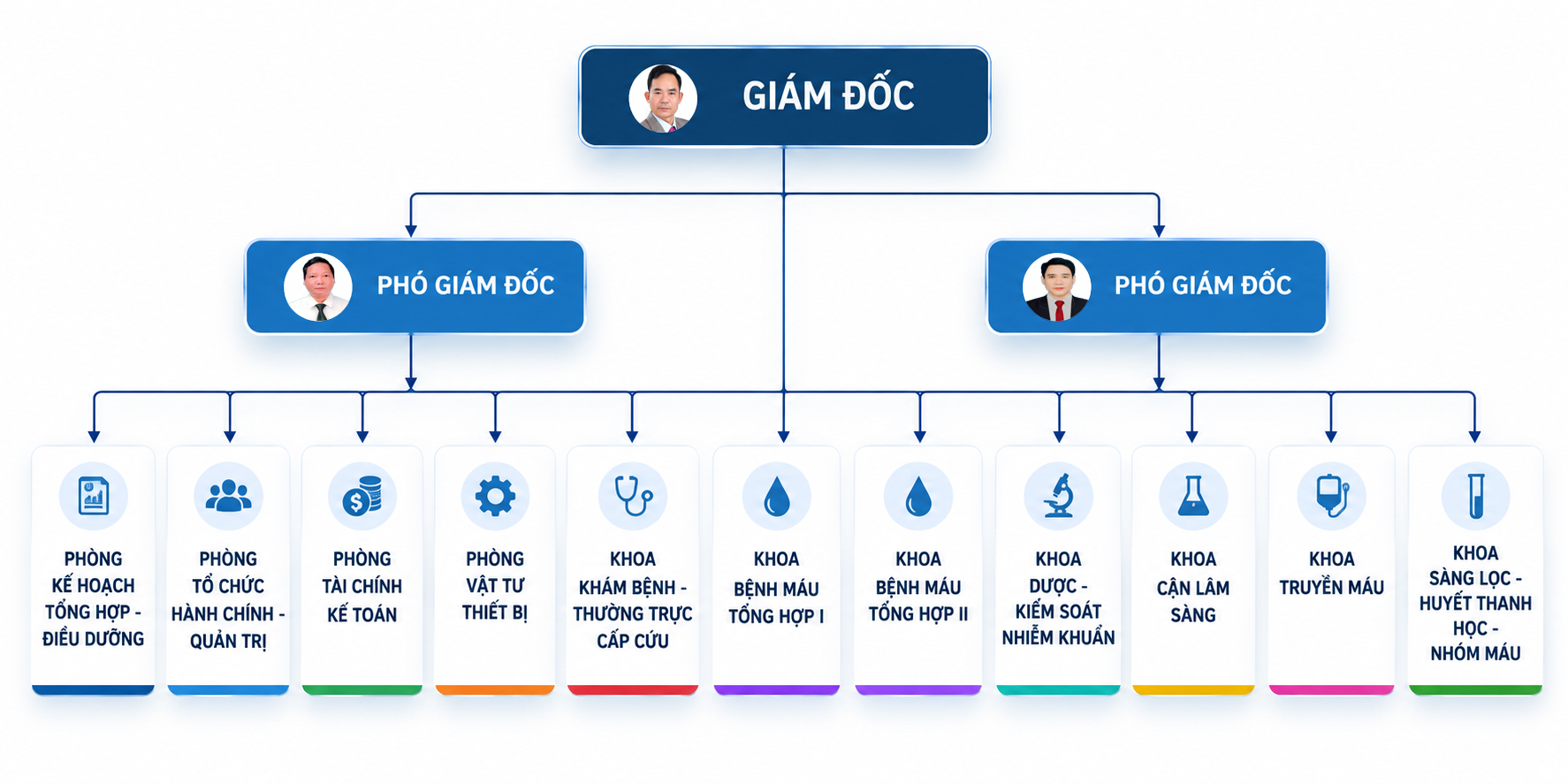 Sơ đồ tổ chức Trung tâm