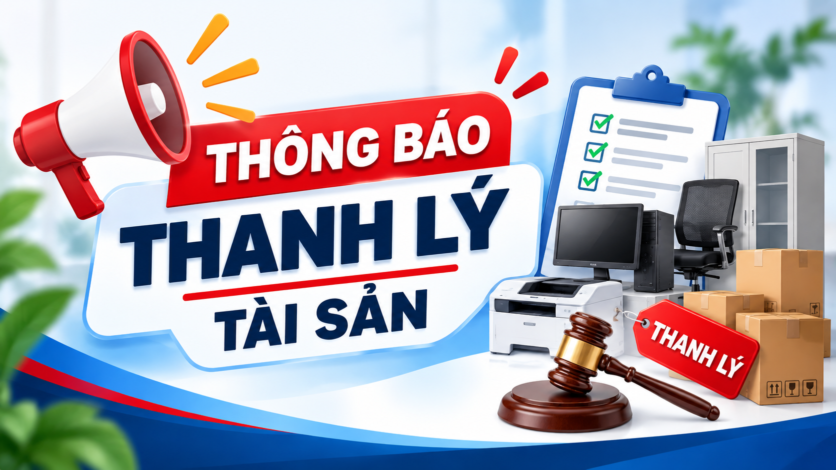 Thông báo bán thanh lý tài sản năm 2026